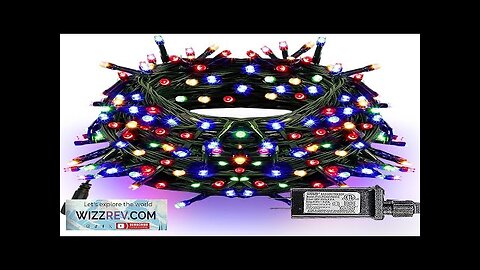 Dazzle Bright 300 LED Christmas String Lights 100 FT Connectable Waterproof String Review