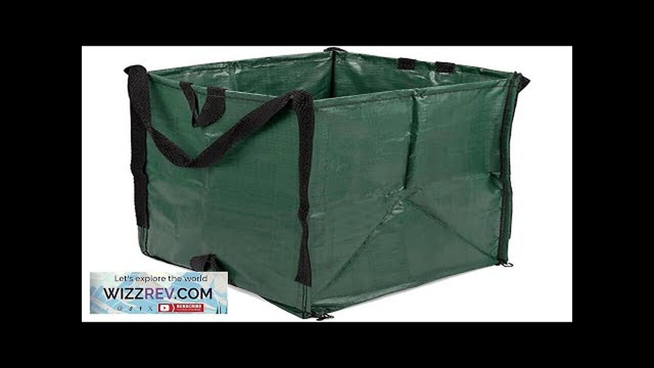 Heavy Duty Home and Yard Waste Bag Woven Polypropylene Reusable Lawn Review