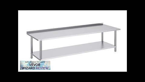 VEVOR 24 x 72 x 36 Inch Stainless Steel Work Table Commercial Review