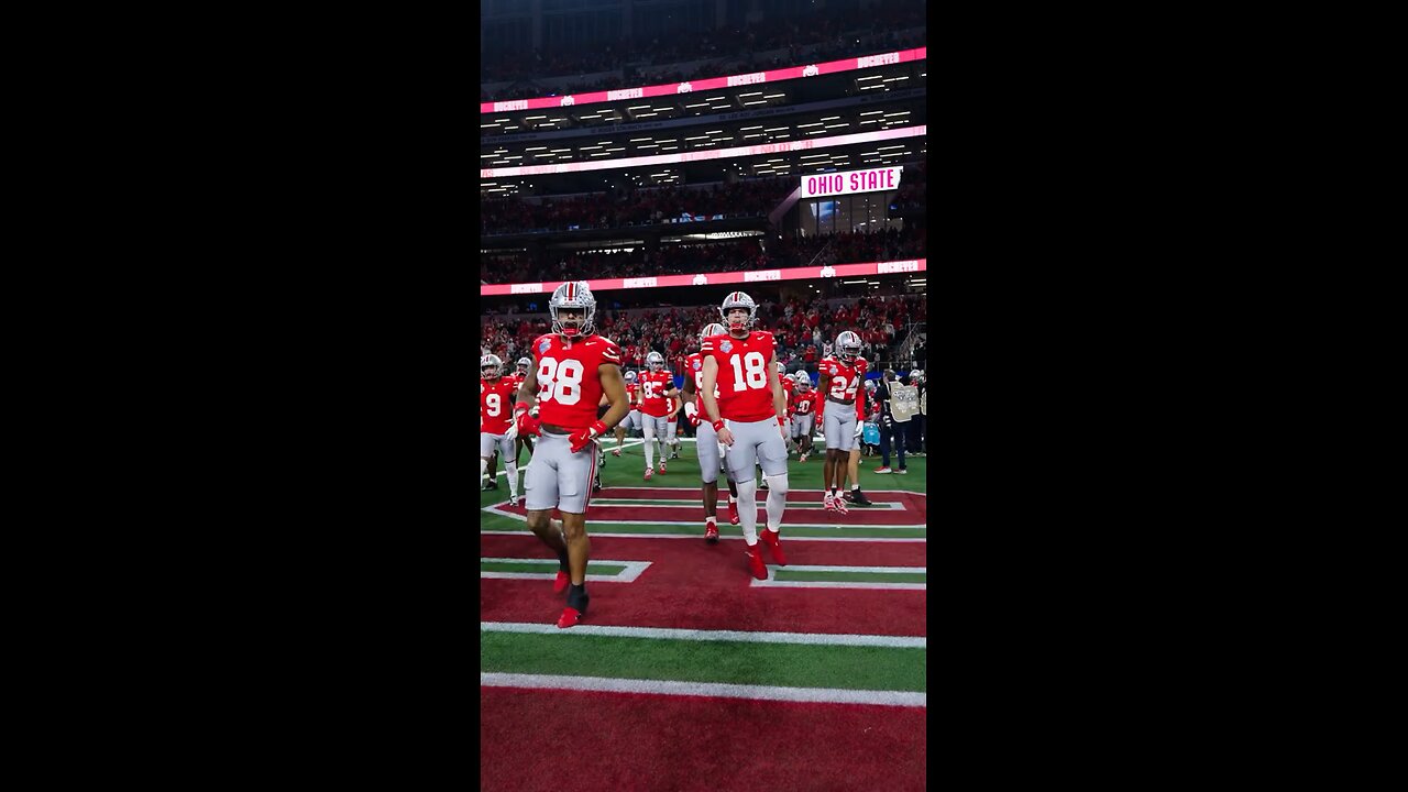 Ohio State is ready to take on Notre Dame in the National Championship!