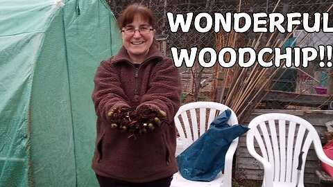 Allotment Tidy Continues: Woodchip Paths for a Fresh Look!