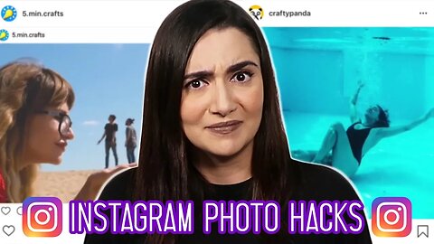 Trying Clickbait Photo "Hacks" From Instagram