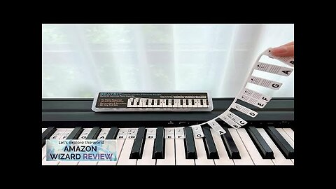 Piano Notes Guide for Beginner Removable Piano Keyboard Note Labels for Learning Review