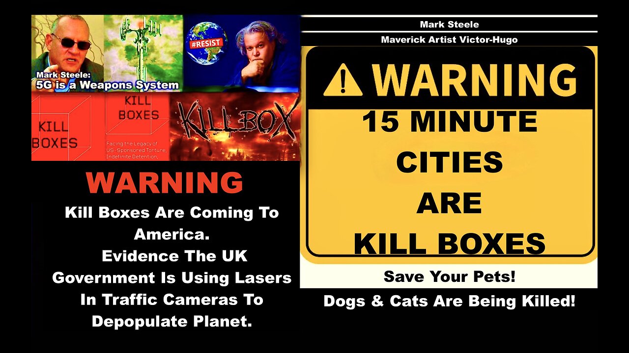 WARNING Kill Boxes Coming To USA UK Uses Lasers In Traffic Cams To Depopulate Mark Steele VictorHugo