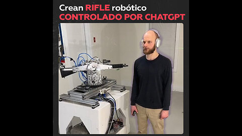 Un rifle robótico controlado por ChatGPT, ¿el futuro de las armas?