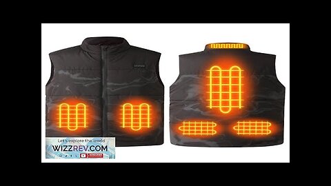 TENGOO HV-06 Smart Heated Vest 6 Heating Zones USB Rechargeable Polyester Washable Review