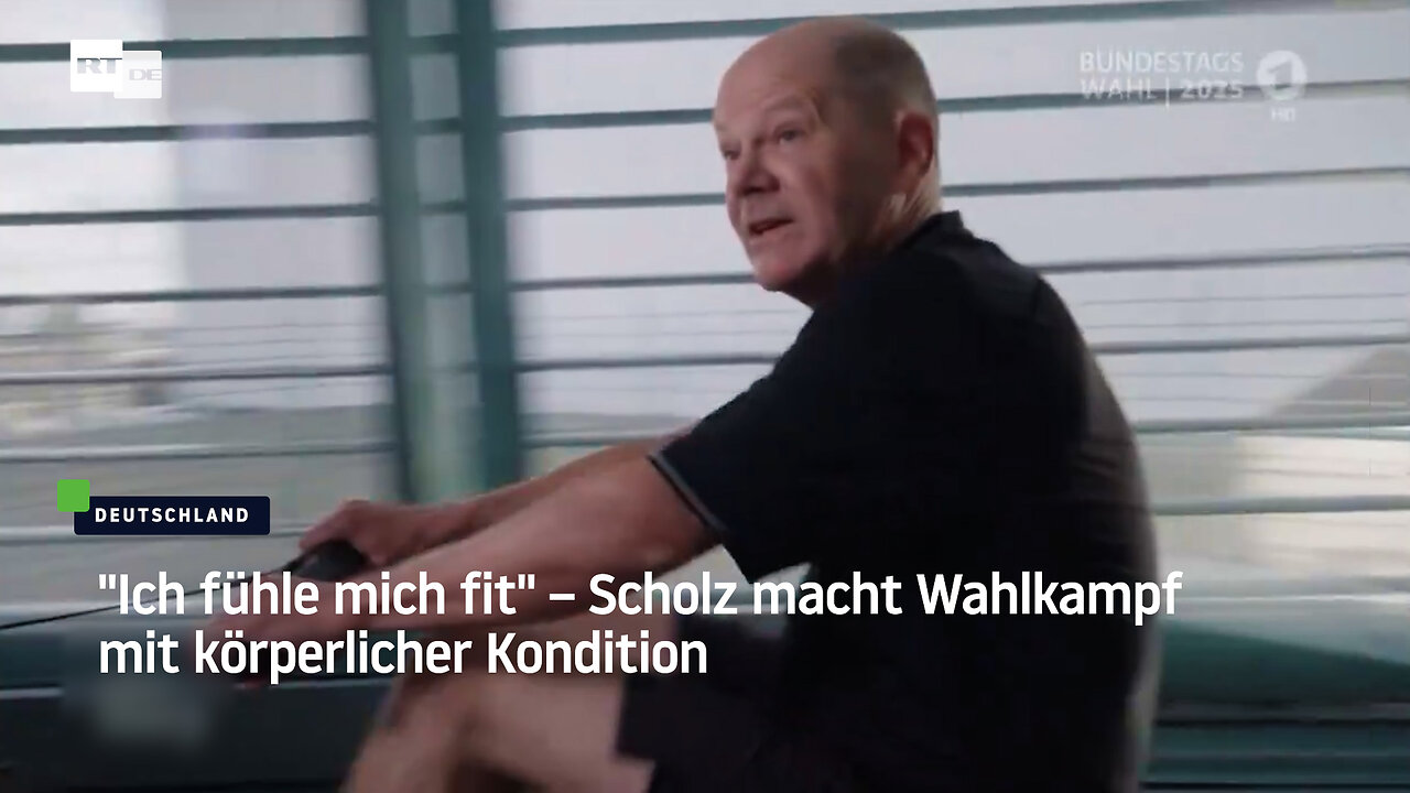 "Ich fühle mich fit" – Scholz macht Wahlkampf mit körperlicher Kondition