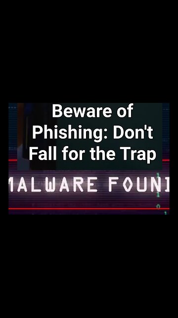 Beware of Phishing example