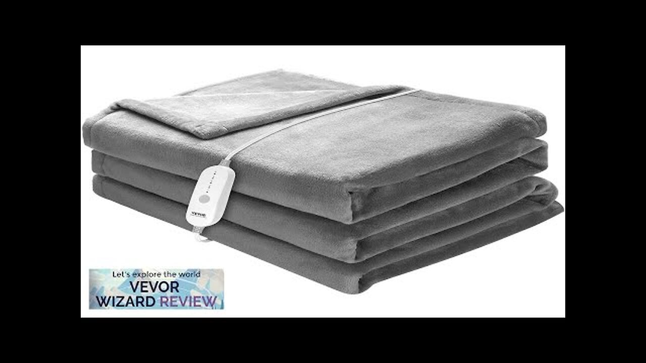 VEVOR Heated Blanket Electric Throw 72" x 84" Full Size Soft Flannel Review