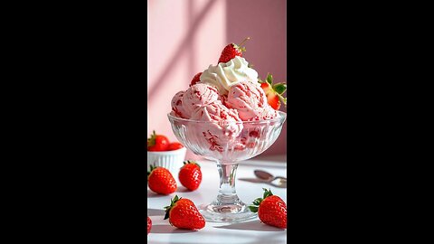 Cross kick Studio Films my favorite Ice Cream strawberry