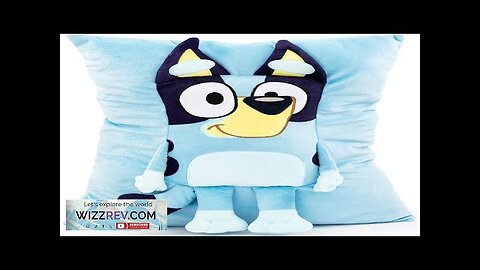 Bluey Snuggle Pillow Super Soft Plush Decorative Throw Pillow Measures Review