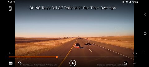 OH NO Tarps Fall Off Trailer and I Run Them Over