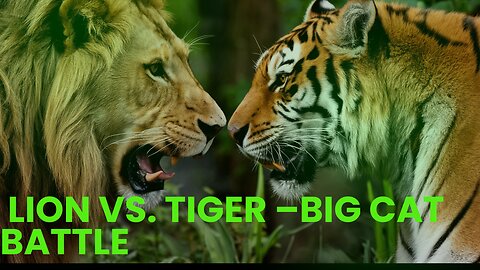 LION vs. TIGER : The ULTIMATE Big Cat Battle