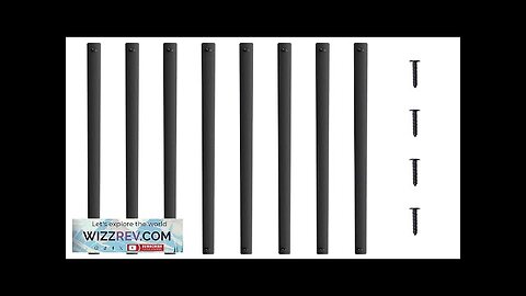 VEVOR Staircase Metal Balusters 38'' x 1'' Flat Aluminum Alloy Decorative Banister Review