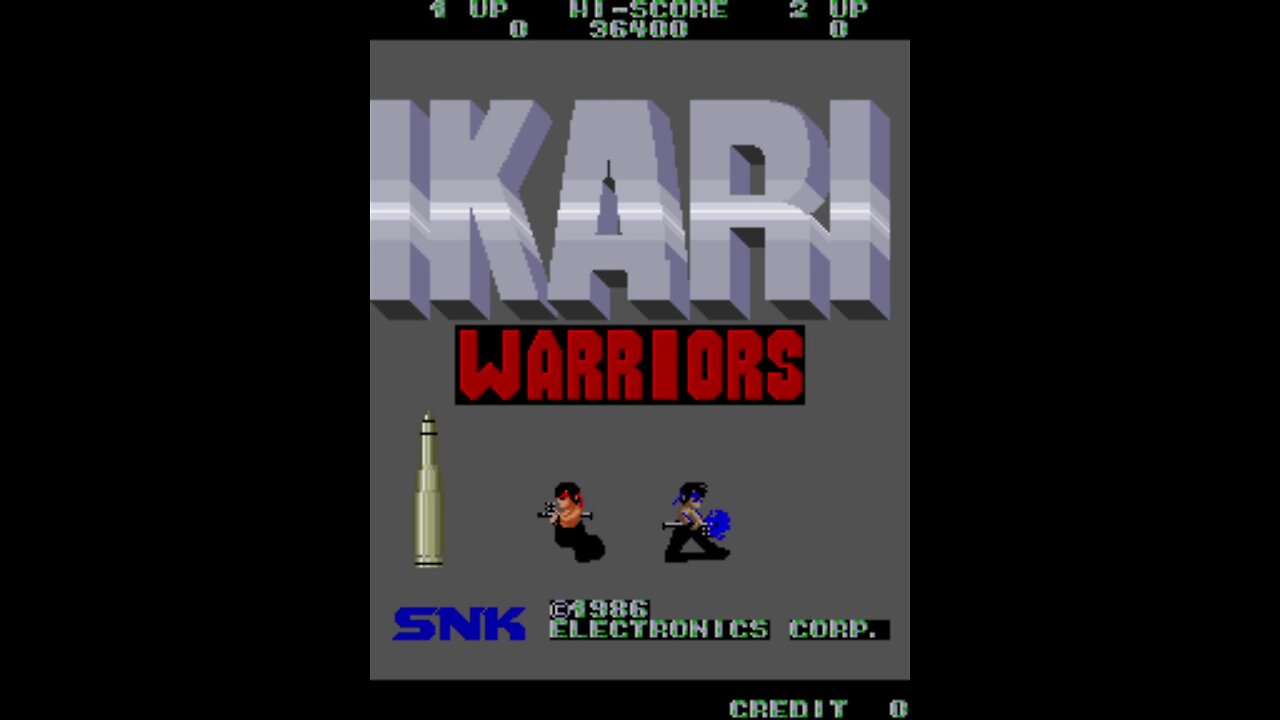 Ikari Warriors Arcade Game, SNK 1986, Longplay