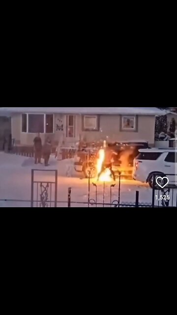 Man Throws A Lit Gas Can At A Couple, Lighting One Of Them On Fire