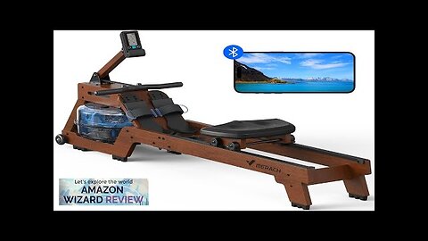 MERACH Water Rowing Machine for Home Use Finest Solid Wood Row Review