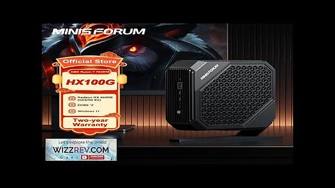 MinisForum HX100G Mini PC Gaming Windows 11 Mini PC AMD Ryzen 7 Review