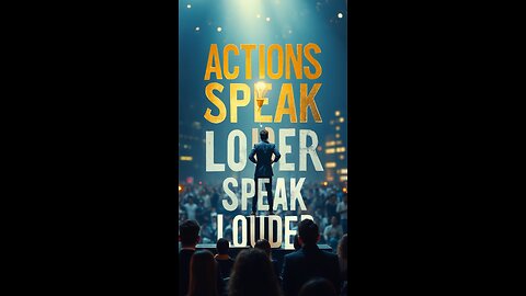 Actions Speak Louder Than Words | Win Through Deeds #motivation #leadership #success