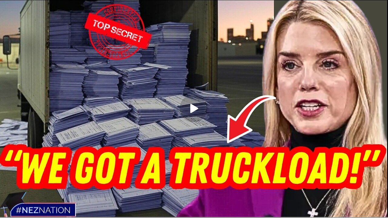 🚨BREAKING- AG Pam Bondi Says A 'TRUCKLOAD' Of Epstein Files ARRIVED!!!