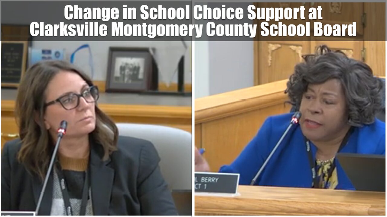 Change in School Choice Support at Clarksville Montgomery County School Board