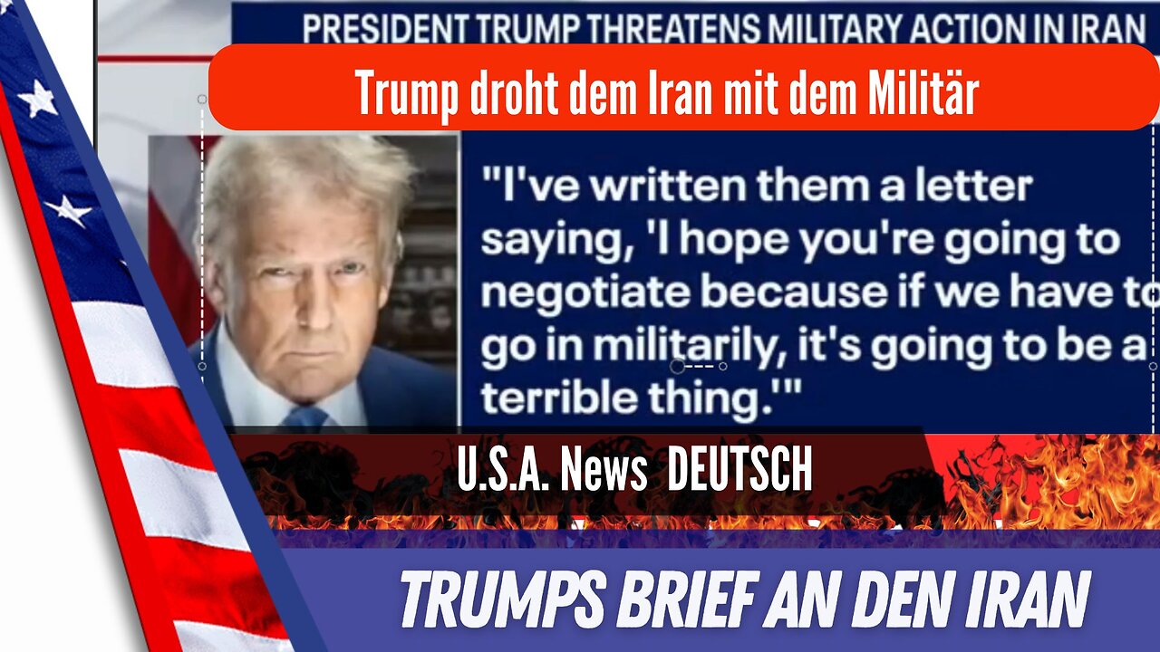 Trumps Ultimatum an den Iran: Verhandeln oder Militäraktion. U.S. Reaktion folgt in Kürze.