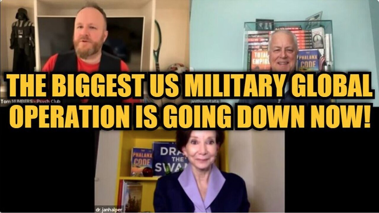 Dr. Jan Halper-Hayes Update Today: "The Biggest US Military Global Operation Is Going Down Now"