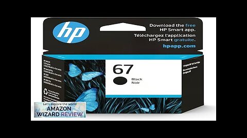 HP 67 Black Ink Cartridge Works with HP DeskJet 1255 2700 Review