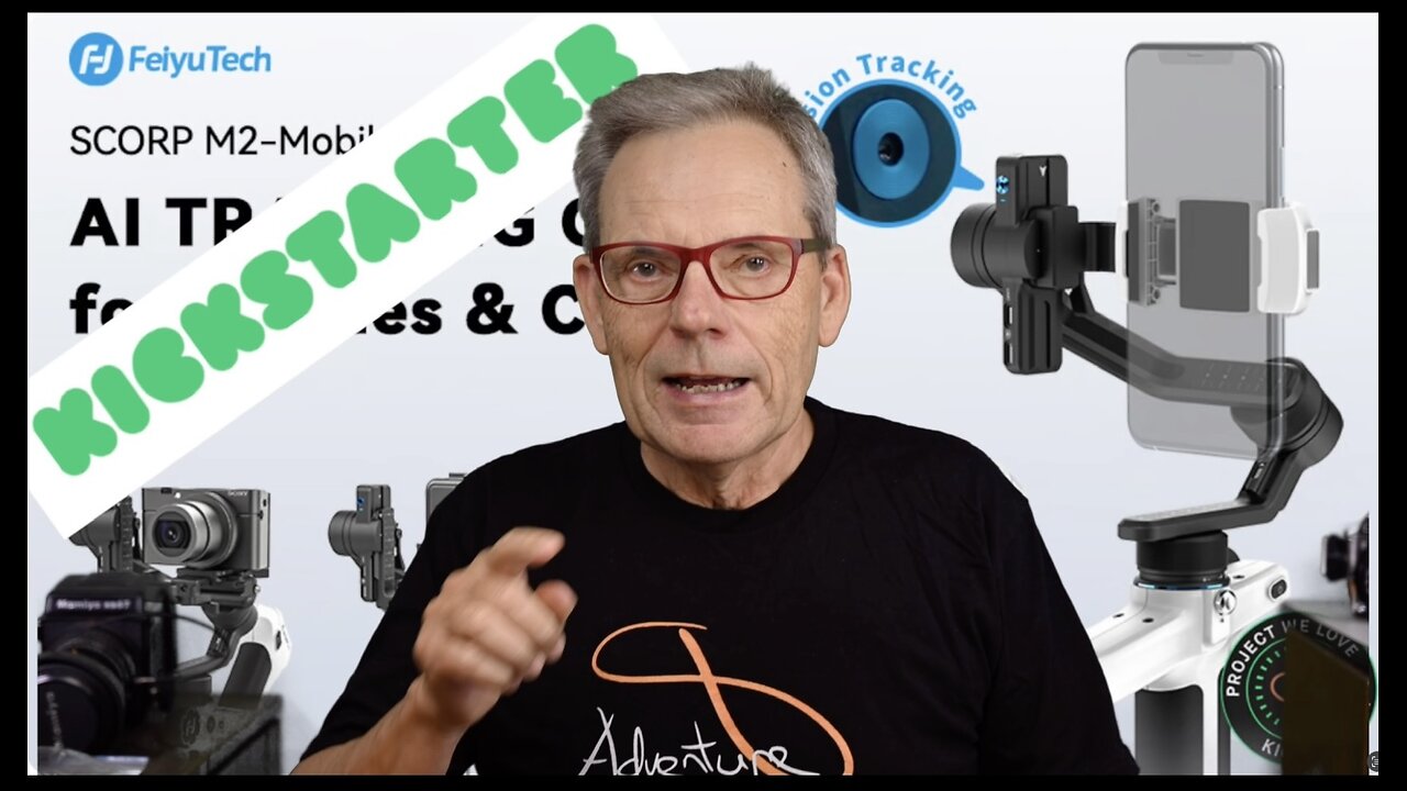 AI Tracking Gimbal - KICKSTARTER - HUGE DISCOUNT - FeijuTech Scorp M2 - Unboxed