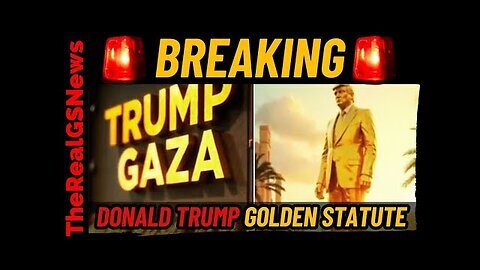 BREAKING- Trump SHOCKS The WORLD Releases Video Featuring A GIANT GOLDEN STATUE OF HIMSELF in GAZA