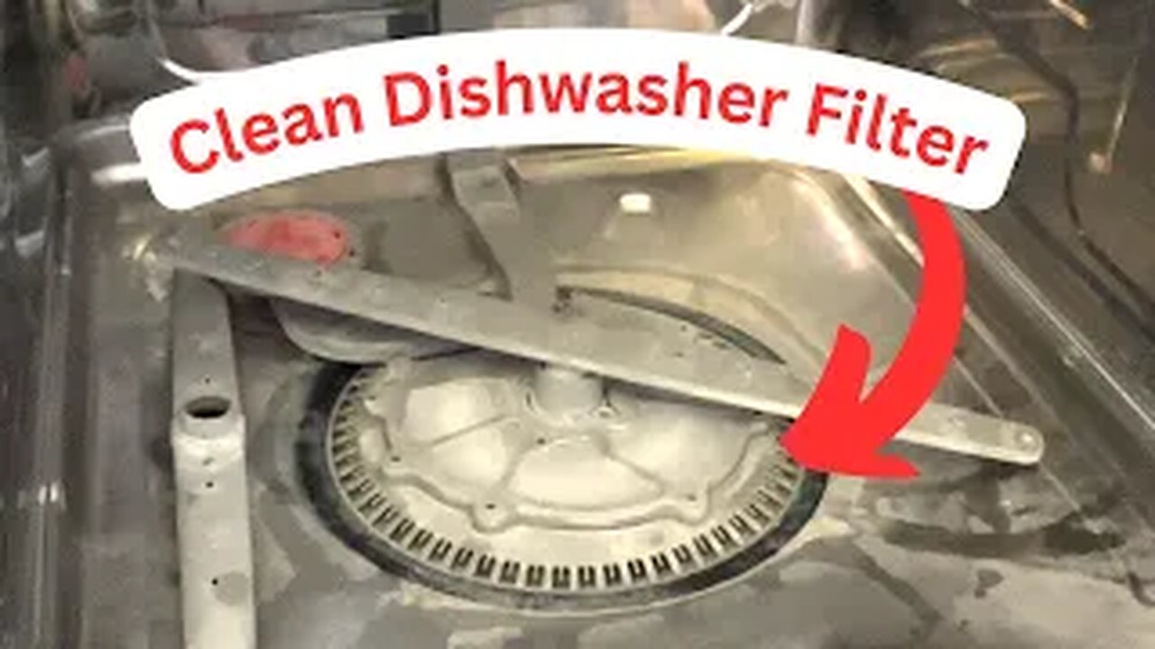 Clean Samsung Dishwasher Filter | DIY Samsung Model DW80K5050US | Step by Step Filter Removal