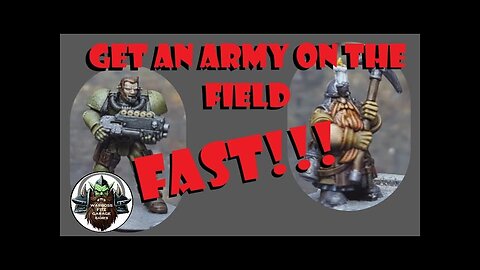 How to paint armies fast! Showing off my speed painting techniques