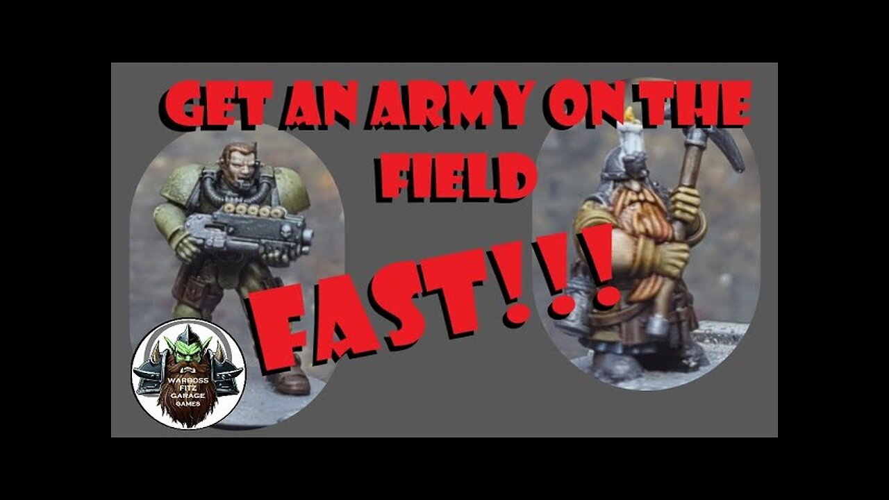 How to paint armies fast! Showing off my speed painting techniques