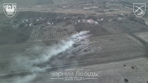 Footage from the Ukrainian side