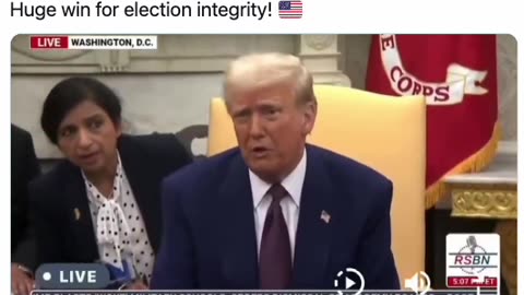 Trump Talks Same-Day-Voting, Paper Ballots, Voter ID