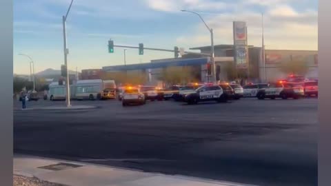 Massive Police Presence In Las Vegas ( Jan 1 2025 )