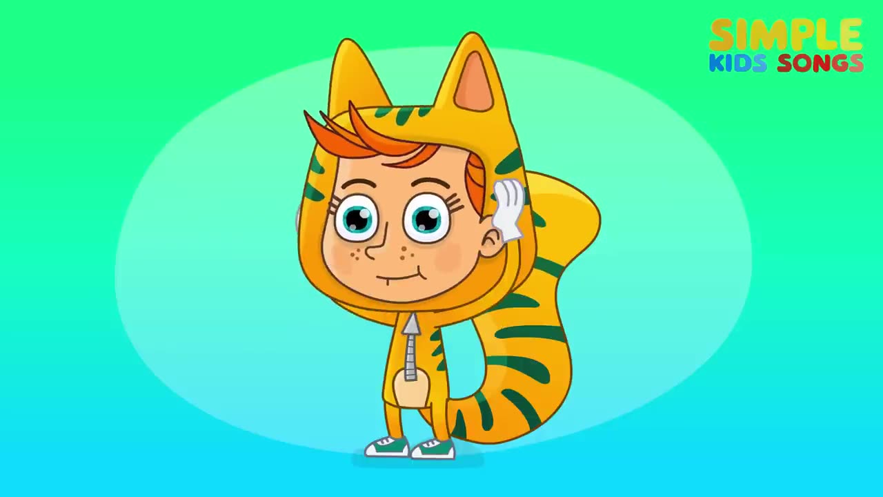 Head Shoulders Knees and Toes | Exercise Song for Children | Simple Kids Songs