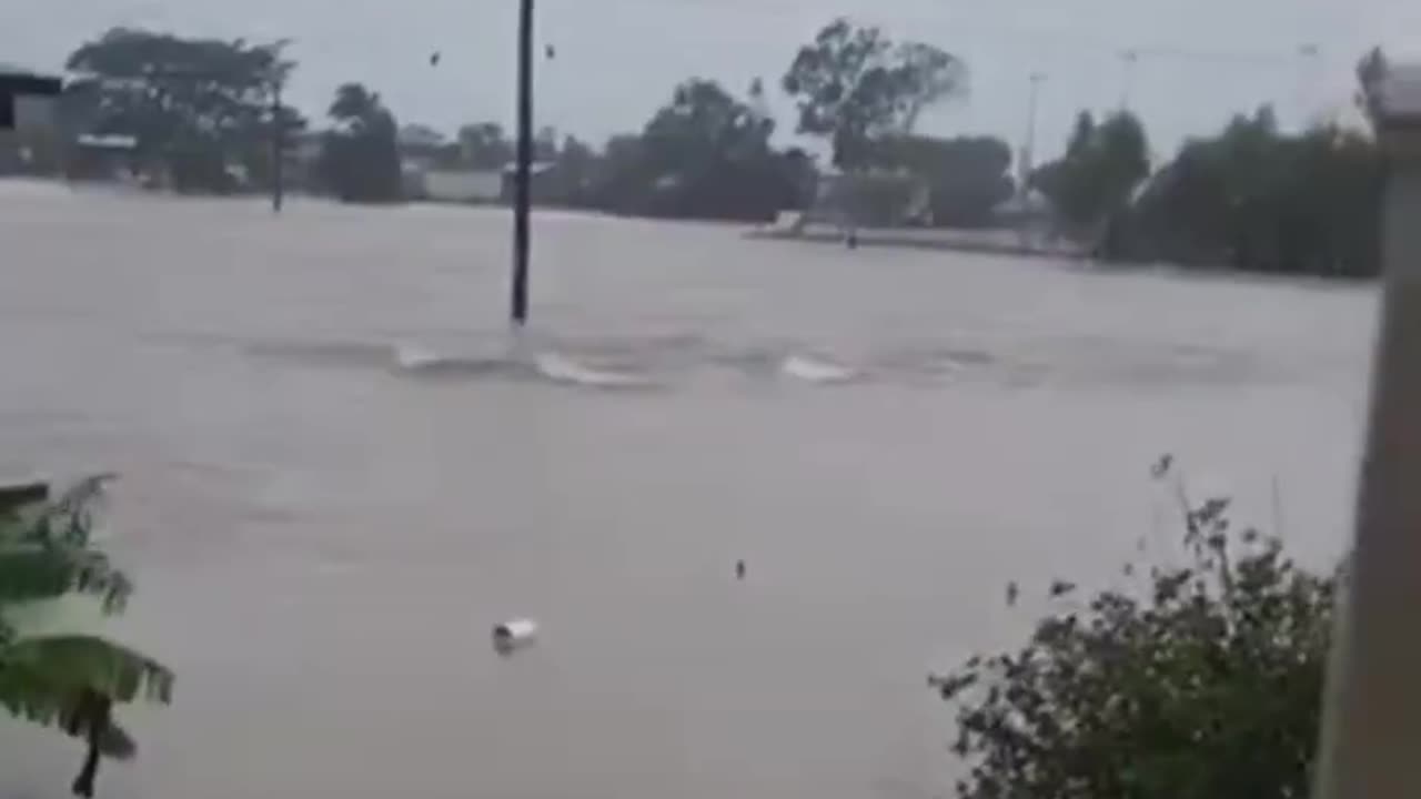 Aerial Footage of the Terrible Flooding in Ingham Queensland Australia