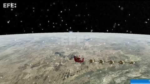 Santa en el radar: Norad sigue su ruta y asegura que los 'drones' son solo renos voladores