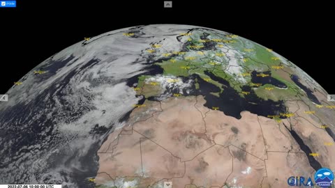 Miran Rubin - Evropa 6km Geocolor RAMMB/CIRA sat=meteosat 10 - 30.06.2022 - 09.07.2022