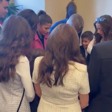 Sean Duffy leading his family in praying the Hail Mary before his confirmation hearing