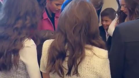 Sean Duffy leading his family in praying the Hail Mary before his confirmation hearing