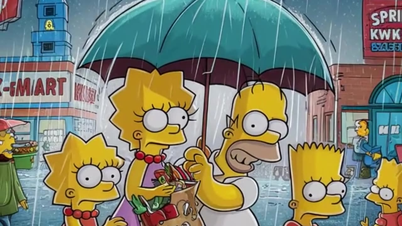 SIMPSONS PREDICT AMERICA WILL FACE A DANGEROUS RAIN CYCLE IN 2025