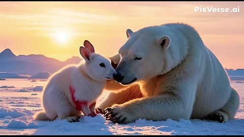 Wounded Polar Bear’s Fight for Survival"