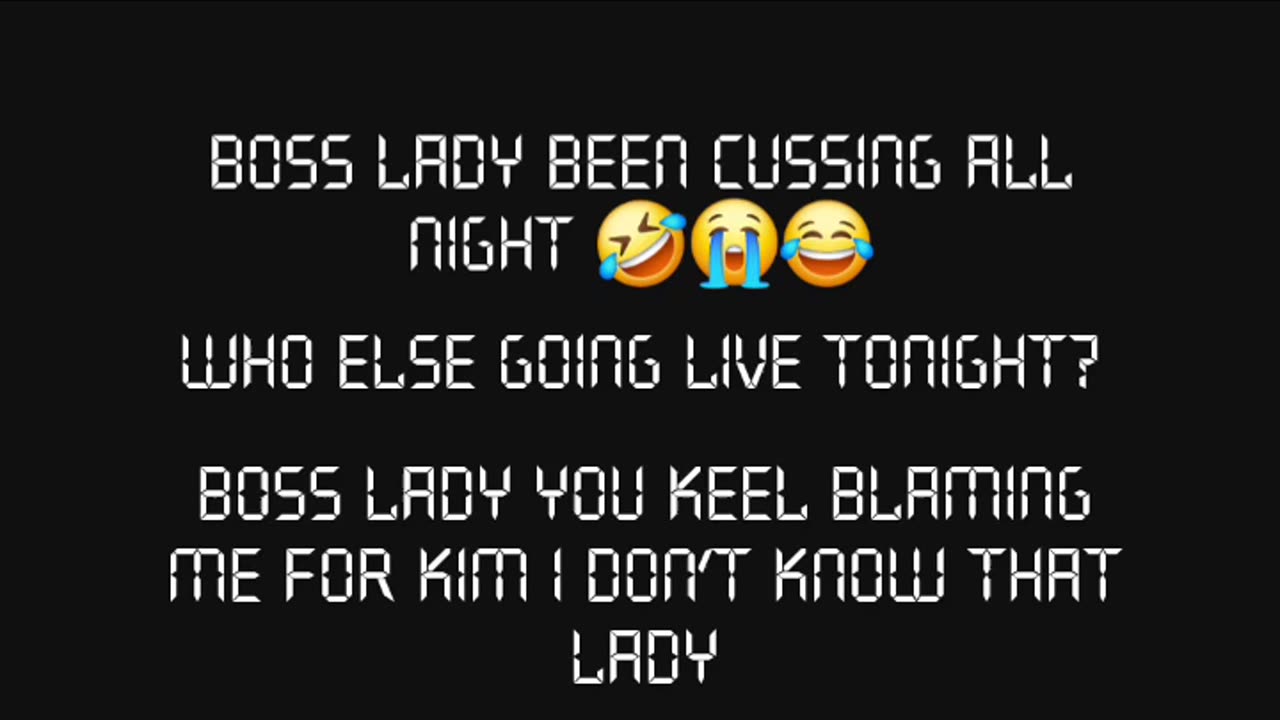 StalkerManTV ☞ Boss lady been cussing all night going into 2025 ☜ January 1st 2025