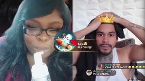 - MOET GODDESS ; HIGH ASF SINGING TO POLY GOD !