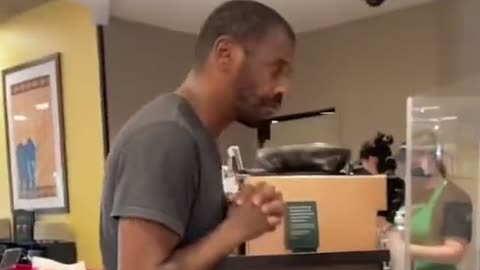 He saw a homeless man asking for water at Starbucks