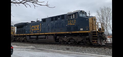 Lightning Fast CSX Train part 8 Sudden “Rail Strike” led by 7212