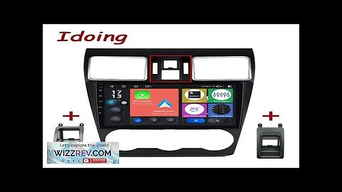 Idoing 9"Car Radio Player For Subaru WRX 2016-2021 GPS Navigation Carplay Review