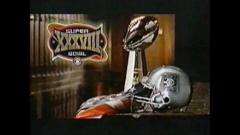 2004-02-01 Super Bowl 38 Carolina Panthers vs New England Patriots 1st Half